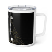 Slate + Gold Insulated Coffee Mug, 10oz