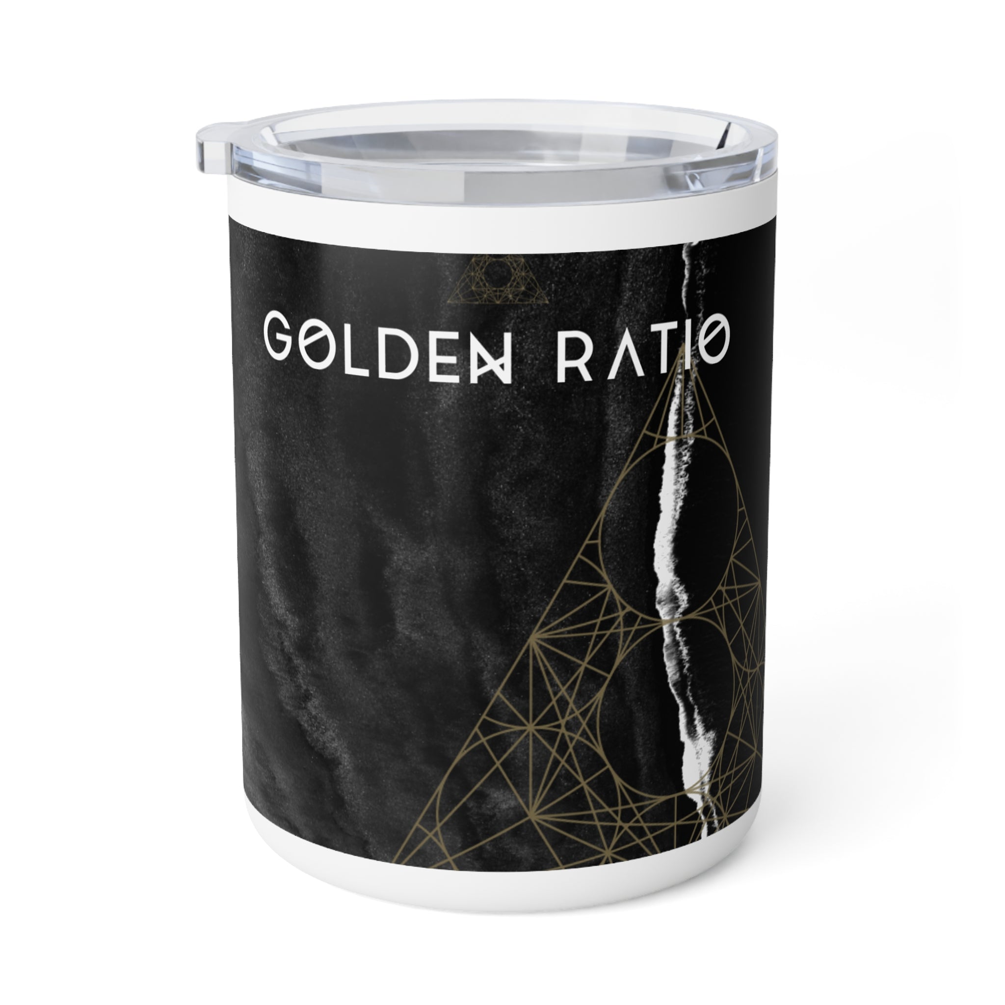 Slate + Gold Insulated Coffee Mug, 10oz